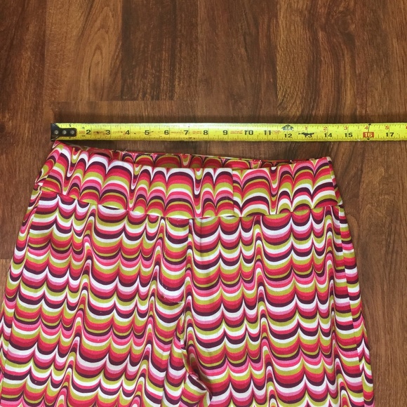 Zara Blogger's Fav Sz/Small Cropped Printed Linen Pants - Picture 4 of 11